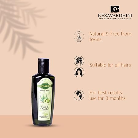 Kesavardhini Aloe Vera Amla Oil - 100 ML (Pack of 2)